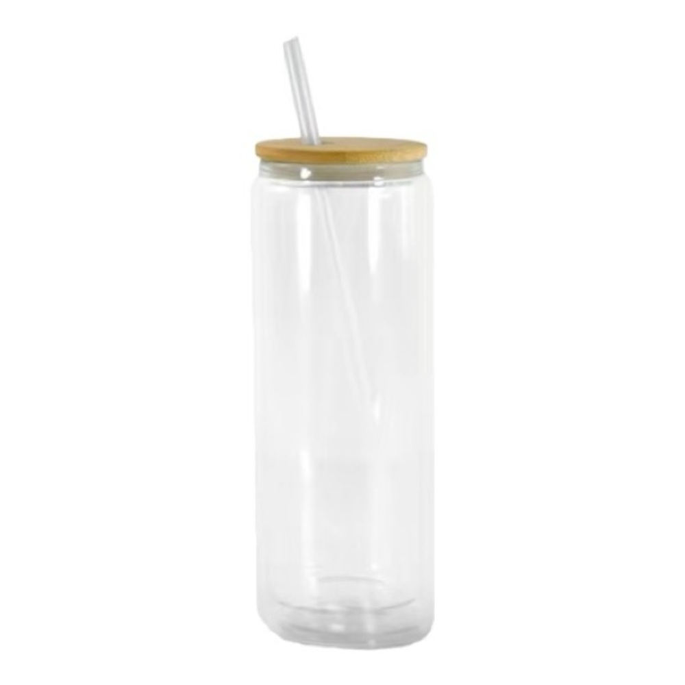 25 oz Glass Double-Walled Tumbler for CUSTOM Tumbler Design